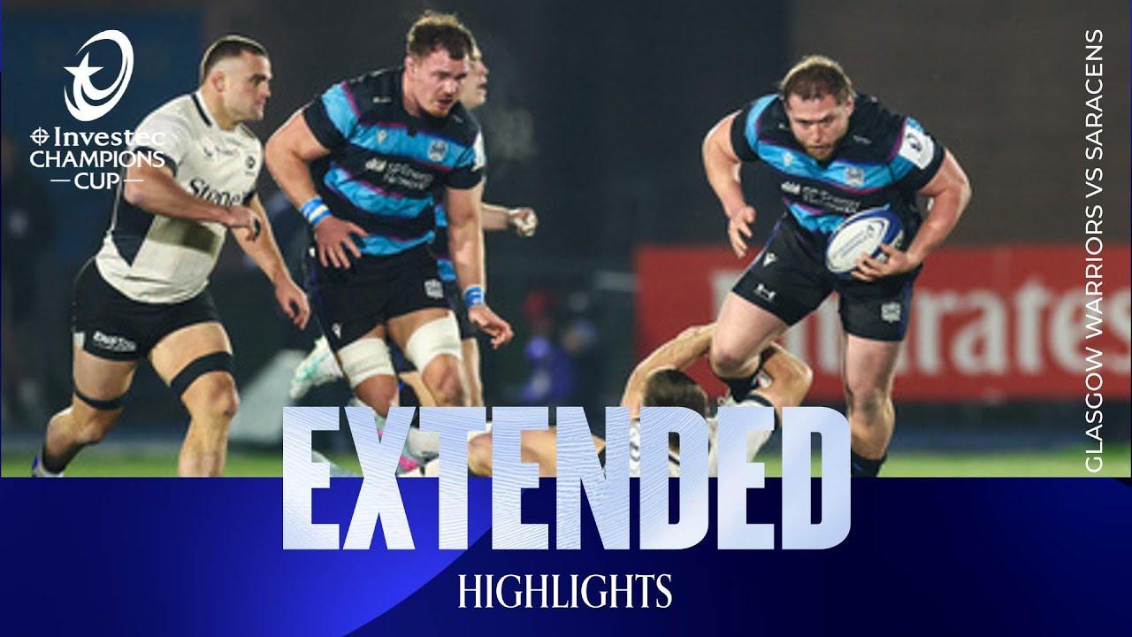 Glasgow Warriors Dominate Saracens 28-3 to Top Champions Cup Pool