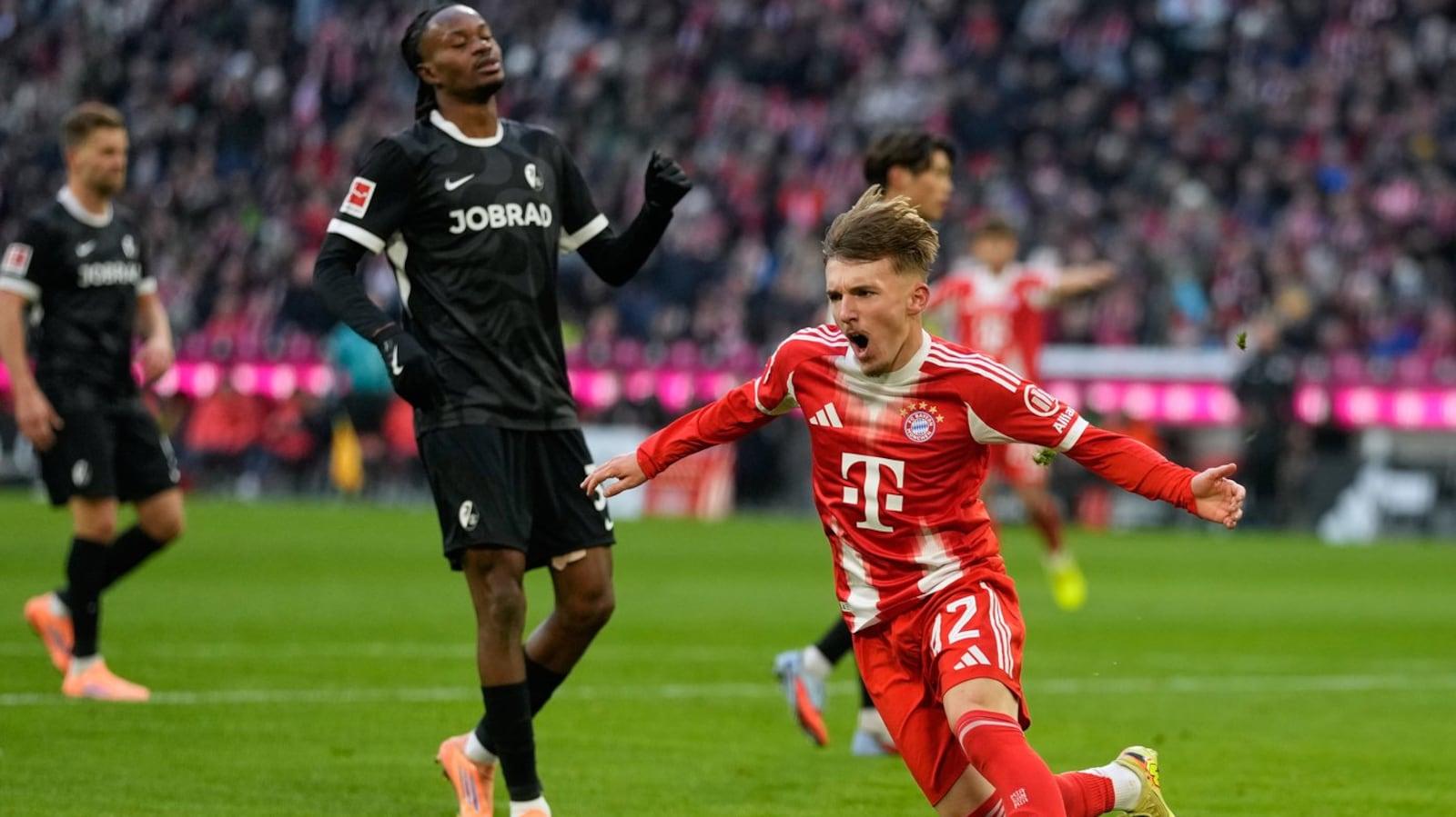 FC Bayern comeback win Freiburg boosts momentum in title race